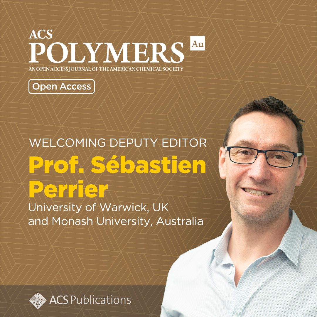 Meet Prof. Sébastien Perrier @SebPerrier, the new Deputy Editor for ACS Polymers Au. Seb recently discussed his passion for interdisciplinary polymer science, the value of quality open access, and his tips for new researchers. See what he says here 👉 go.acs.org/8j5