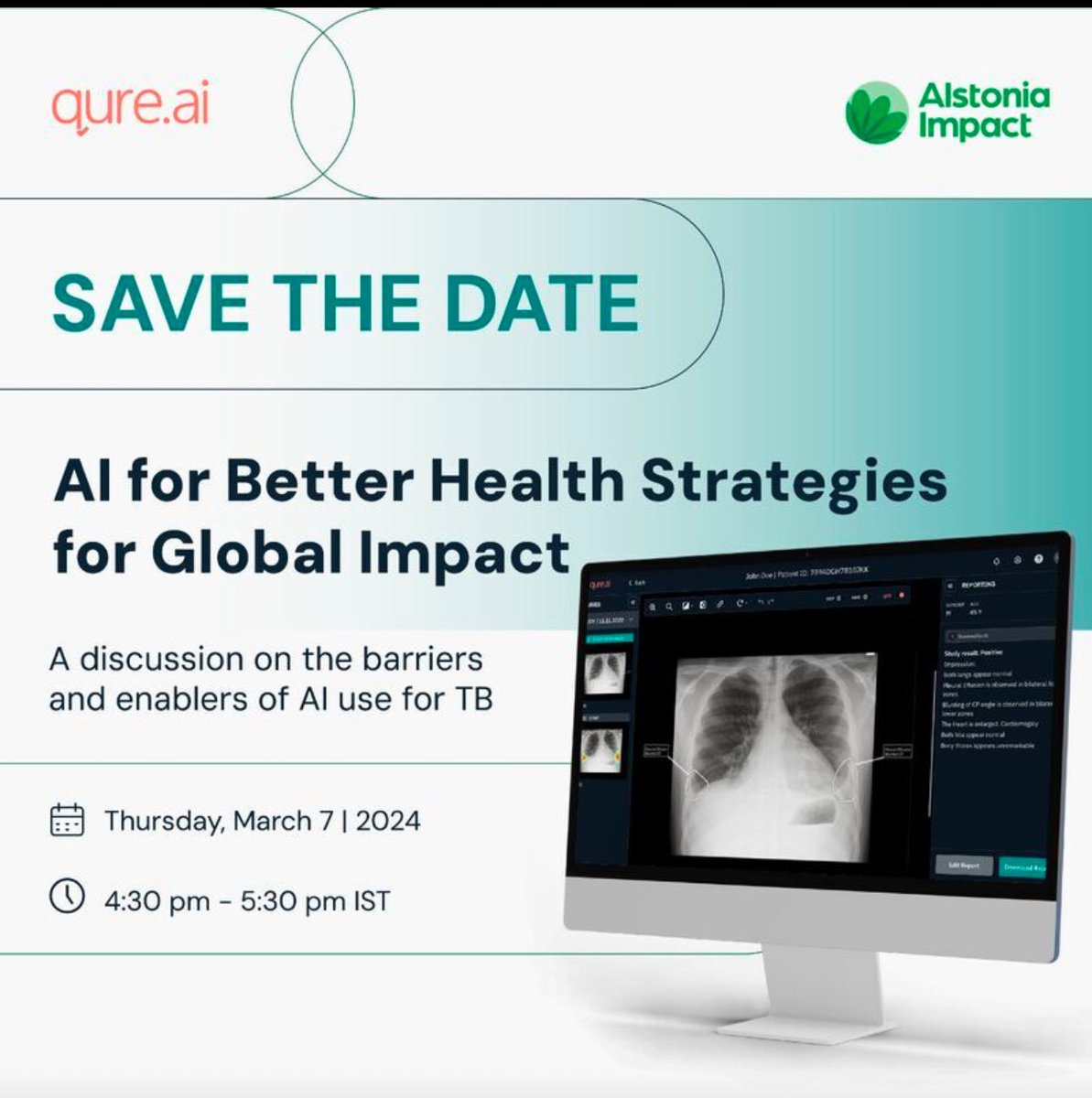 What is the level of maturity, preparedness, appetite &challenges in adopting #AI. You will@hear from experts.Happening tomorrow, please register!⁦@qure_ai⁩