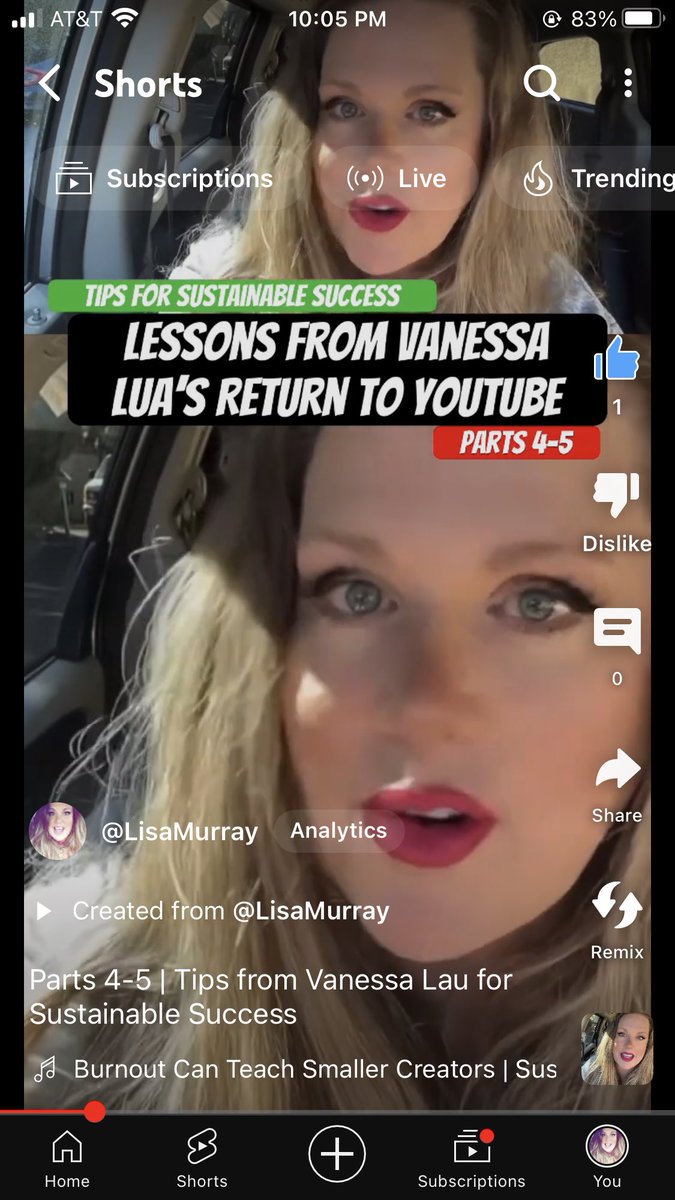 LisaMurray's tweet image. Parts 4-5 | Tips from Vanessa Lau for Sustainable Success youtube.com/shorts/b74JAg6… via @YouTube #creatorburnout