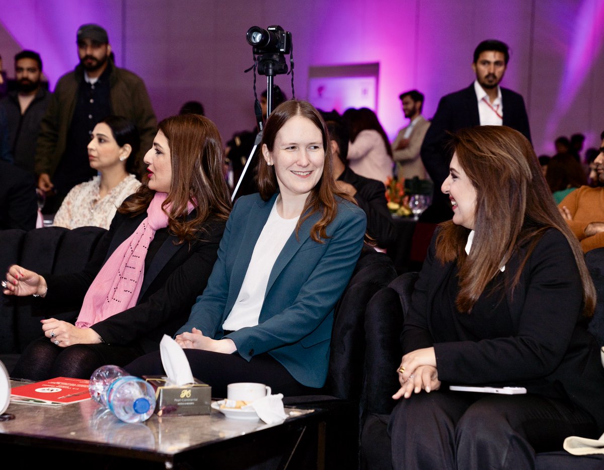 Celebrating Women's History Month! 
Here’s to breaking barriers and creating a more inclusive future together. 
CG Hawkins spoke at a #SheMatters event about women’s immense contributions to the economy & society. She discussed how 🇺🇸 is supporting 🇵🇰 women and girls through…