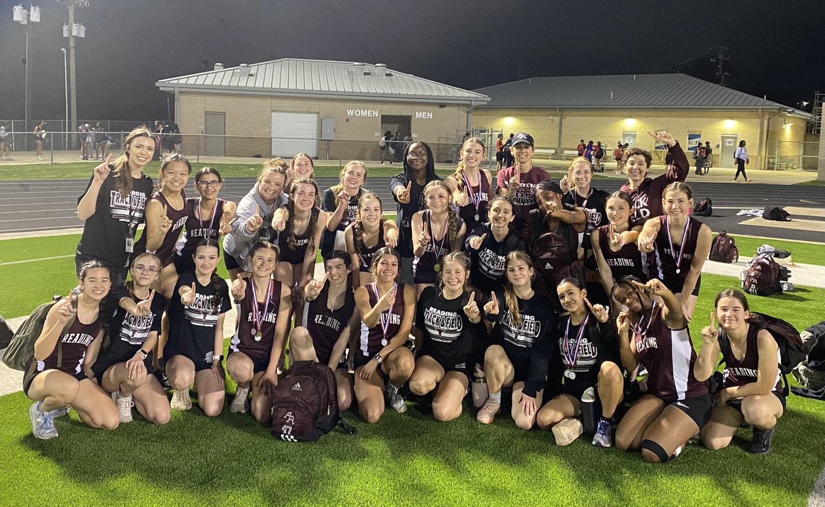 Reading Girls Athletics (@rjhgirlsath) on Twitter photo Congratulations to the <a href="/RJHlonghorns/">Reading Junior High</a> 8th grade girls track team on winning the district championship tonight! 🏆 🏃♀️
We are so proud of you for winning all 5 of your track meets this season! 🥇
Can’t wait to see the big things you do in HS!
<a href="/ARJHathletics/">Reading JH Boys Athletics</a> <a href="/CoachADutch/">Coach Alicia Dutch</a> Congratulations to the <a href="/RJHlonghorns/">Reading Junior High</a> 8th grade girls track team on winning the district championship tonight! 🏆 🏃♀️
We are so proud of you for winning all 5 of your track meets this season! 🥇
Can’t wait to see the big things you do in HS!
<a href="/ARJHathletics/">Reading JH Boys Athletics</a> <a href="/CoachADutch/">Coach Alicia Dutch</a>