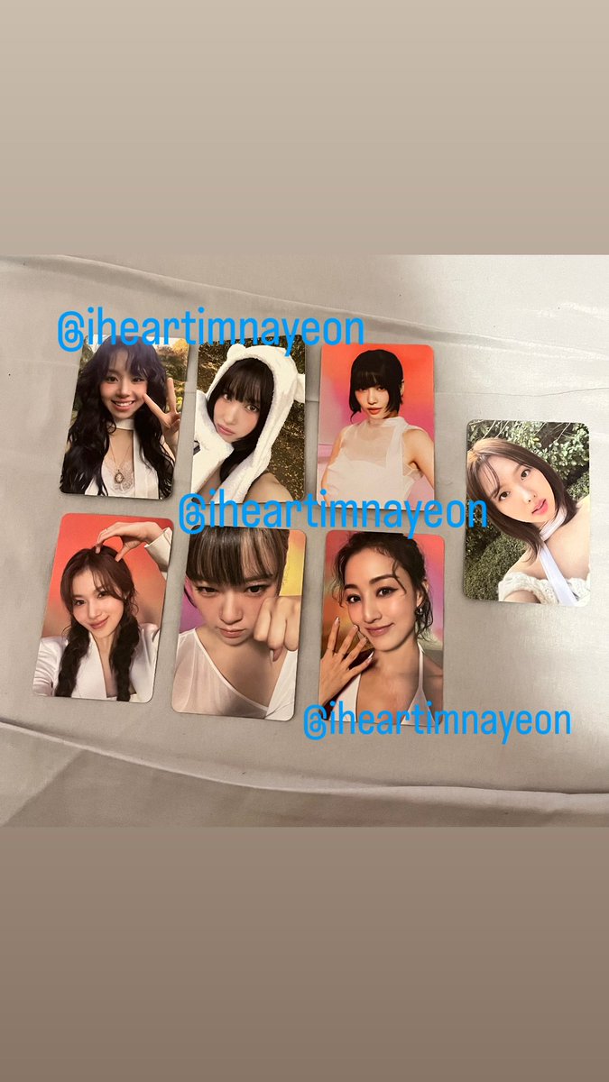 iheartimnayeon's tweet photo. WTT twice with youth pcs
US only
have: first pic
want: any with ⭐️, priority 🩵 - only trading momo bear for nayeon bear https://t.co/KRNYXcgFiJ
