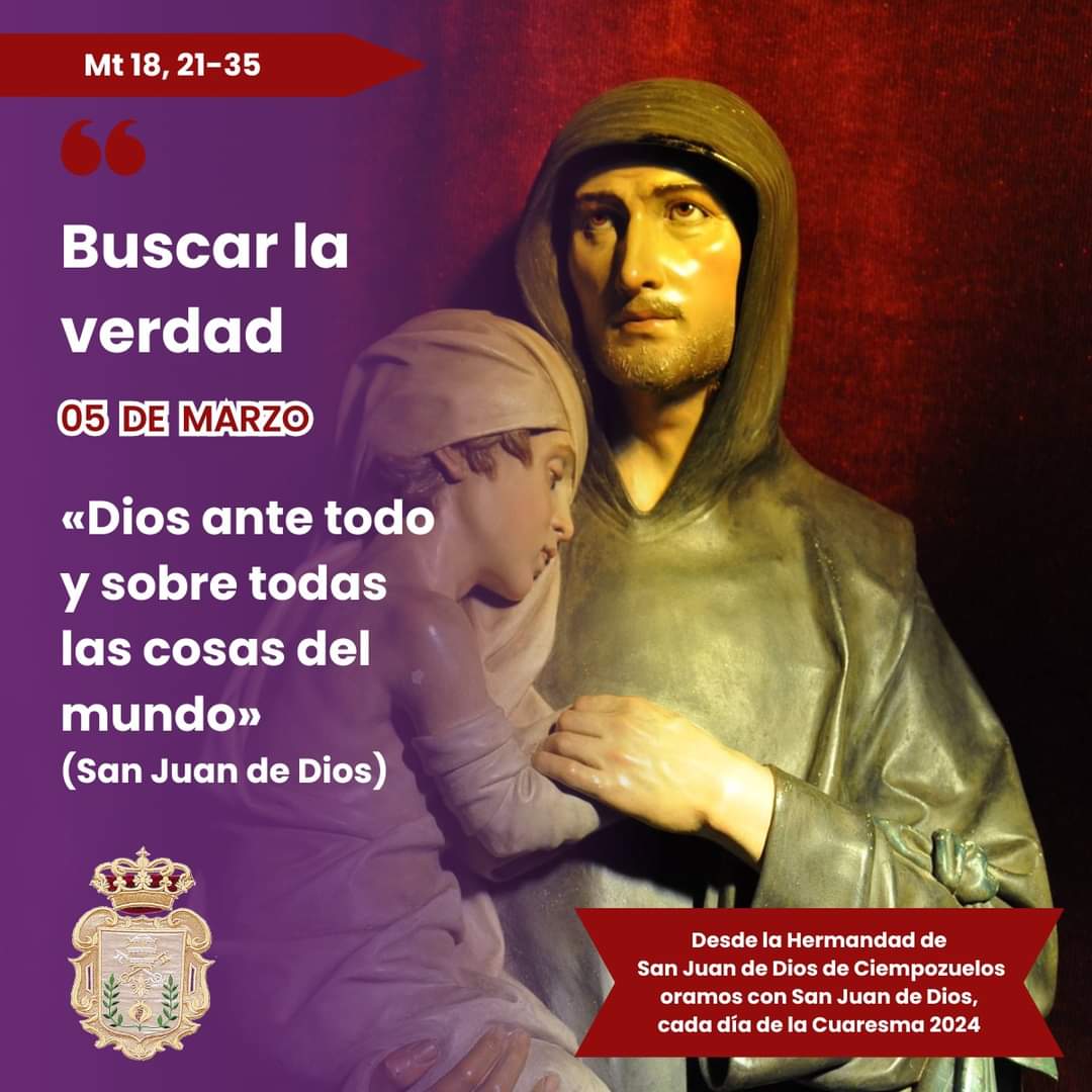 Norka_Risso's tweet photo. 🙏Oramos con San Juan de Dios cada día de la Cuaresma (05 marzo)
🪔Oremos:
https://t.co/ZdQpL0De51
#CSJD #pasbiopal #HermandadCSJD #Cuaresma2024 #SJD #Evangelización #OremosJuntos https://t.co/bLQjSZQmwM