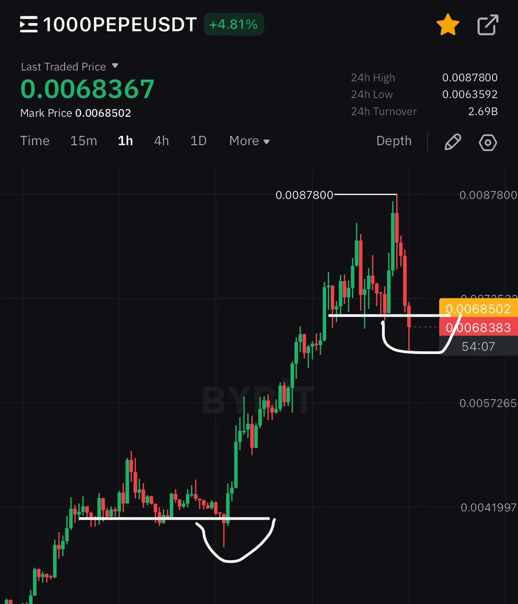CrypttoReBeL's tweet photo. OBSERVE $PEPE !!! https://t.co/cp6eP9OG1Z