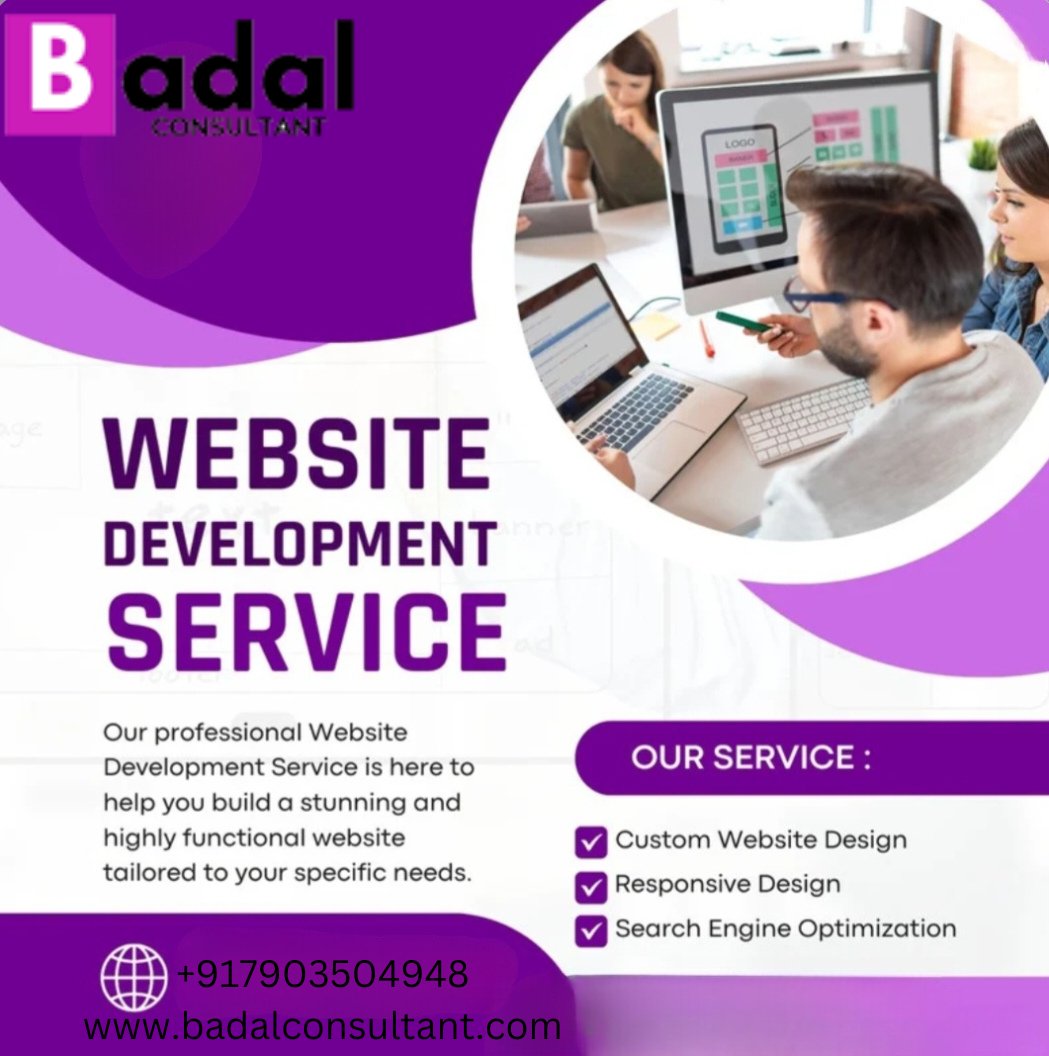 badalconsultant's tweet image. #WebsiteDevelopmentService Only 5999
#BadalConsultant
Grow Your Business Online You Need A Professional Website Then
Contact Us Now +917903504948
#FullWebSolution
#WebDevelopment
#SEOSERVICES
#SMOSERVICES
#SEMSERVICES