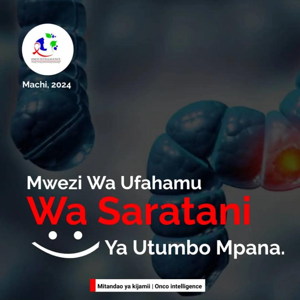 oncointelligenc's tweet photo. Mwezi Machi ni Mwezi wa Kuchukua Hatua kwa Uhamasishaji wa #Saratani ya #Utumbo mpana pia Kuongeza #Uelewa wa Kuzuia Saratani ya Utumbo mpana 📝

Ambatana pamoja nasi mwezi huu 🔔

#SarataniHaituwezi #PamojaDaima 

@wizara_afyatz @mohznz1 @ummymwalimu @CdcTanzania @WHO_Tanzania https://t.co/cfJm5gqXwU