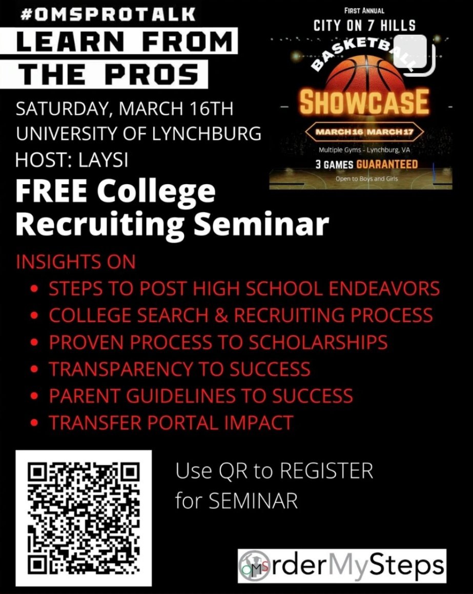 ItsOrderMySteps's tweet photo. π COLLEGE RECRUITING SEMINAR π£οΈ #omsProTalk provides tips
β
#SCHOLARSHIPS
β
#NIL Payouts π°
OMS raised 2 D1 athletes
#GoStanford Whitney Burks @_whitneyalexis π₯
Vanderbilt #SUPERBOWL player NFL LB Oren Burks @bangtimeburks #48 of #49ers #FTTB π
HOST @theLAYSIorg
#omsEvents https://t.co/TgTp32ZPbS