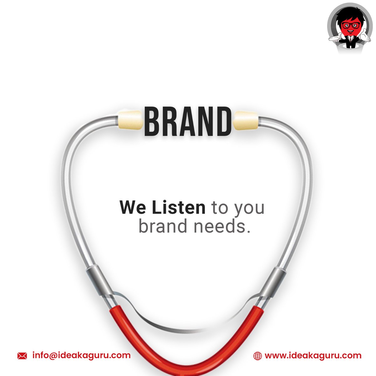 We Listen to your Brand Needs.🤝
 #IKG #ideakaguru #brandingdesign 
#digitalmarkeing #SocialMediaSuccess #MarketingMomentum
#ProjectTimeline #DigitalTriumphs #StrategyUnveiled
#ResultsDriven #SocialMediaMagic #MarketingMastery #SuccessUnlocked