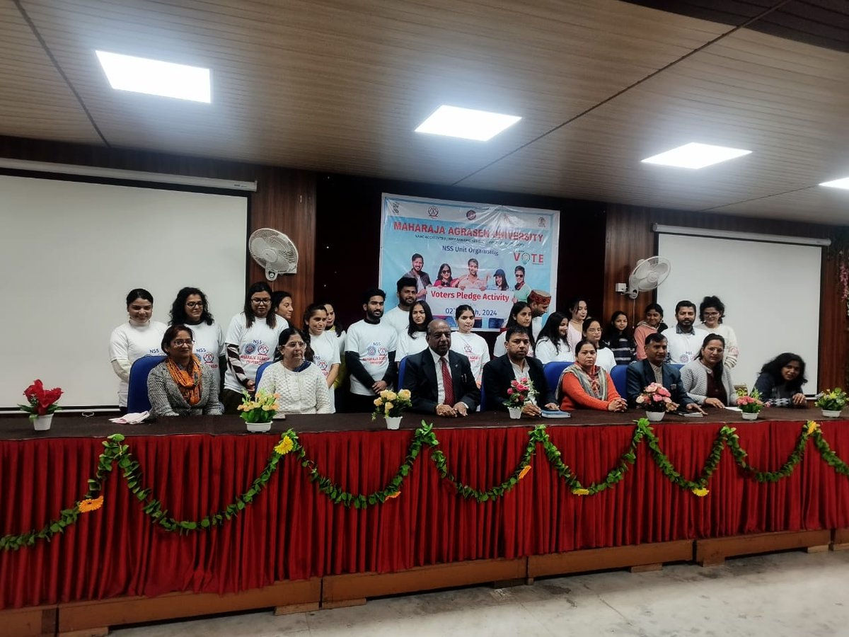 Maharaja Agrasen University tweet media