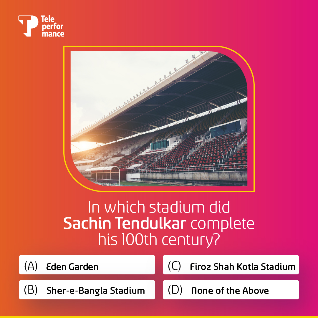 Do you know the correct answer? Hint: It is also known as the Mirpur Stadium. #SportsTrivia #Question #TPIndia
