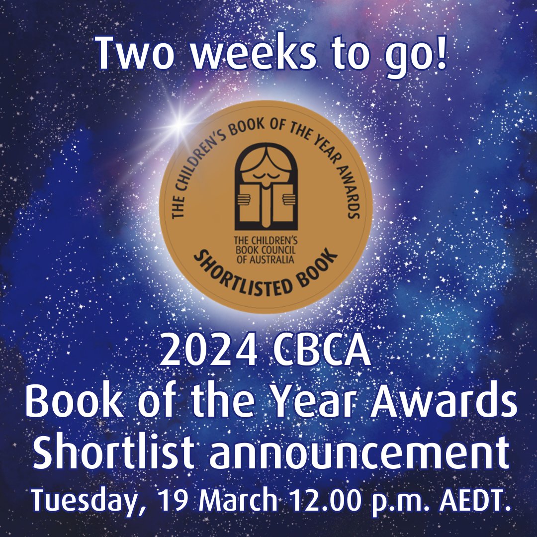 We're sure you're still reeling from Notables like us, but the excitement continues soon with the 2024 CBCA Book of the Year Awards Shortlist announcement! #cbca2024