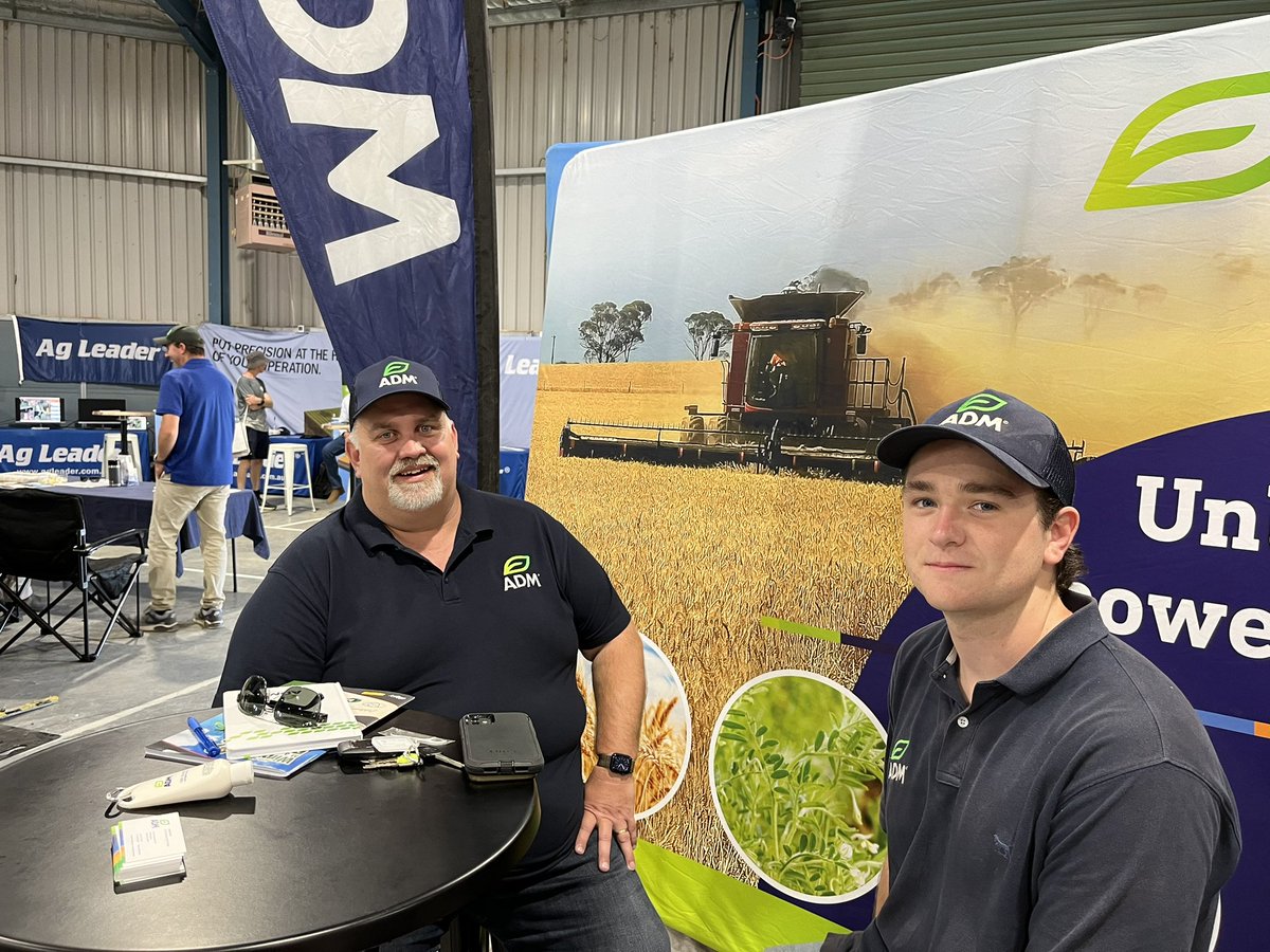 ADM Australia (@admaustralia) on Twitter photo Kicking off our first field day for the year - <a href="/wimfielddays/">wimmeramachineryfielddays</a> with Vic Acc Manager James French and Ollie Martin from HQ. Cool breeze running through the Alan Heard Pavillon. Love that aircon!! Kicking off our first field day for the year - <a href="/wimfielddays/">wimmeramachineryfielddays</a> with Vic Acc Manager James French and Ollie Martin from HQ. Cool breeze running through the Alan Heard Pavillon. Love that aircon!!