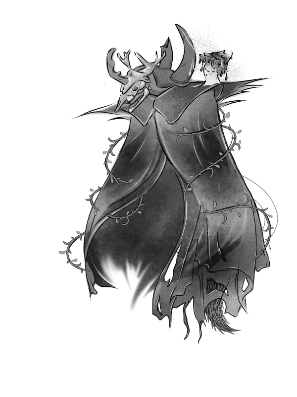 dreamidraws_'s tweet photo. something I drew for my boyfriend's dnd campaign.. his name is Cor-Gardneri, as far as we know, he is a very private lizard-folk. little guy on his shoulder is named Torru, he's an outgoing inky cap mushroom boy. he likes to make himself comfy on his shoulder, speficially his- https://t.co/5qrIMKue6O