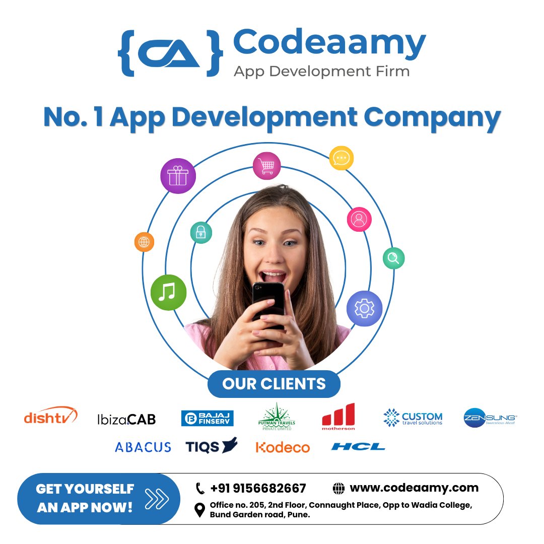 codeaamy's tweet image. Elevate your digital presence with our cutting-edge app development services! 📱💡
Transform your ideas into seamless user experiences.
From concept to code, we've got you covered. Let's turn your vision into reality! 💻🌐 #AppDevelopment #flutter @FlutterDev @Apple @Android