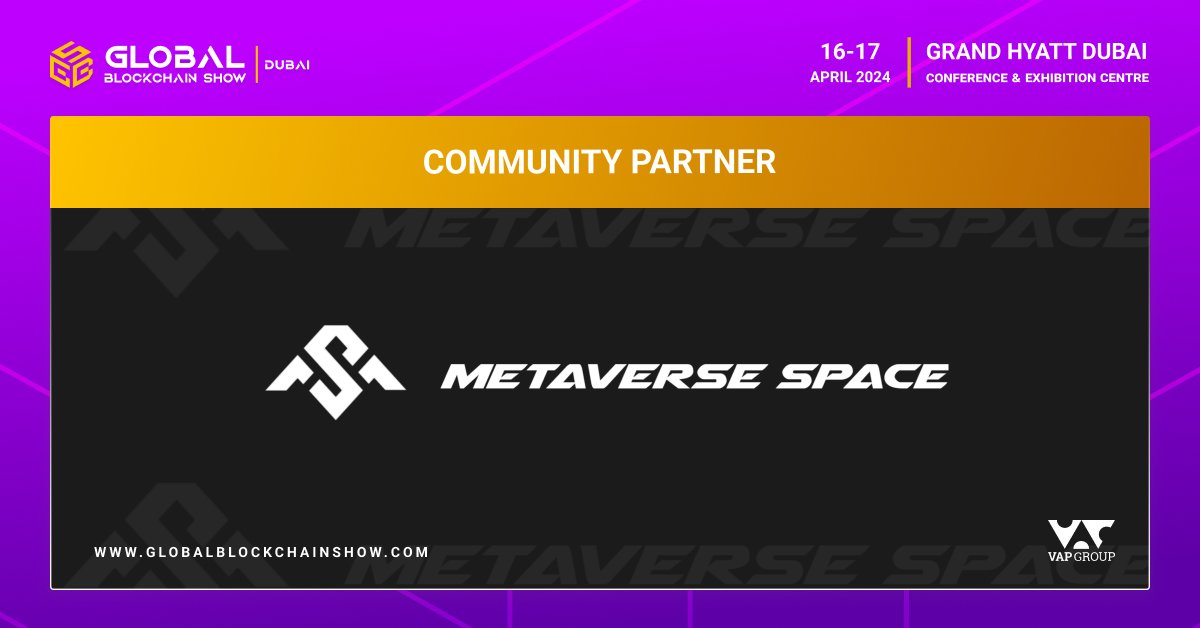 We're taking our community to the next level as partners with @0xGBS @GlobalBlockchainShow! 🌐 This is your chance to dive into the heart of innovation and connect with leaders who are shaping our future. 🌟 🚀 Secure your spot now & save 15% with our Code: METAVERSE Book Now:…