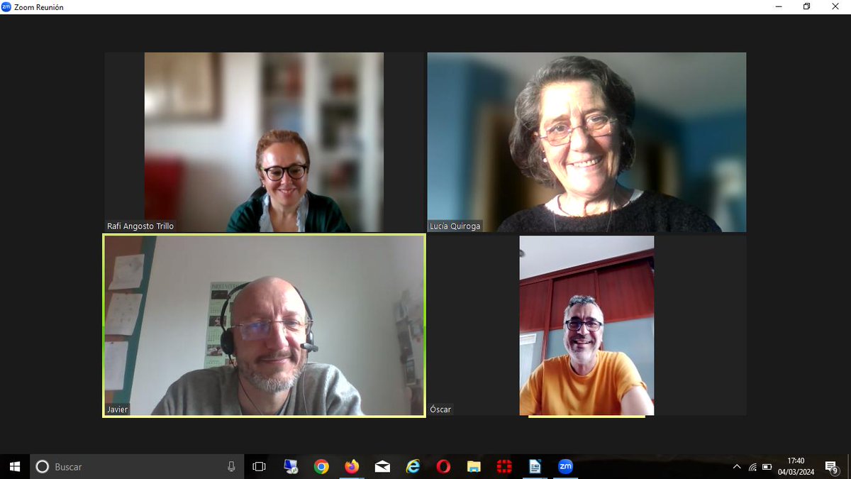 luciaquirogarey's tweet photo. Y ayer, para finalizar un magnífico lunes, ultimando detalles con el magnífico grupo de docentes que coordino en Málaga #ProgramaAcogidaDiscapacidadIntelectual @IAAPJunta @AndaluciaJunta 
para que todo salga de manera excelente. ¡Vamos allá! https://t.co/ibinBa1zFh