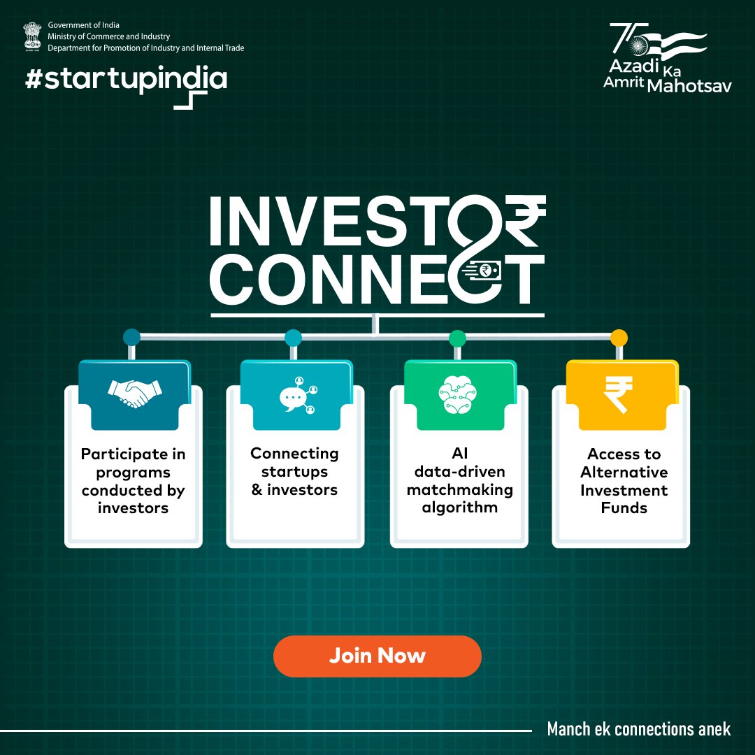 Investor Connect- a platform that makes fundraising accessible to entrepreneurs. 

Know more: bit.ly/3L4I4T8

#THE8GROUPOFCONSULTANCYANDSOLUTIONS

#StartupIndia #Startup #Innovations #IndianStartups #FundingPlatform #Funding #Investors #Invest  #InvestorConnect