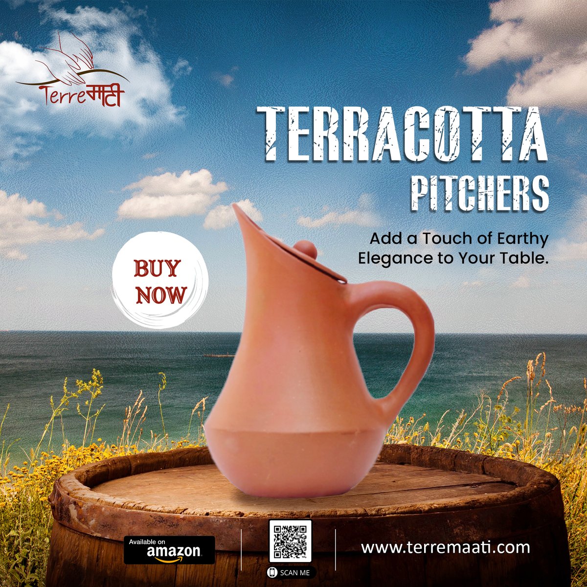 terremaati's tweet photo. Pour Some Personality into Your Drinkware! Terremaati Pitcher Is the Ultimate Accessory for Any Beverage Lover. 👌❤️✨
#pitcher #claypitcher #waterjug #ceramicpitcher #terracotta #aesthetics #kitchendecor #terremaati #terremaatiproducts https://t.co/990pWdQ3CM