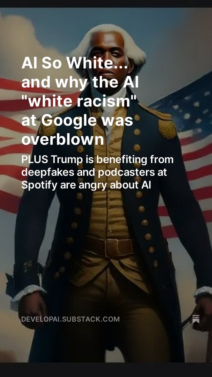 Develop AI is growing. Thanks everyone for their support and for those that signed up to our AI Insider Program.

Here is this week's letter... on Thursday you will also see us syndicated in the Daily Maverick.

open.substack.com/pub/developai/…