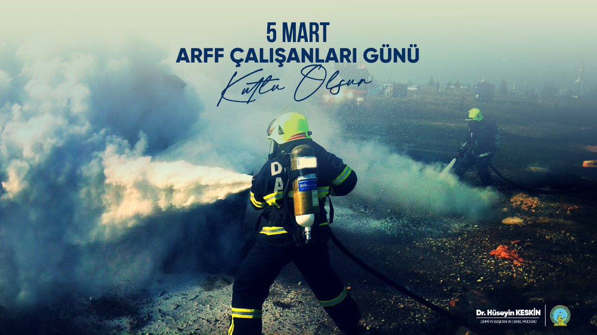 Havalimanlarımızda meydana gelen uçak kaza kırım ve yangınları ile acil durumlara başarıyla müdahale ederek can ve mal kayıplarını önleyen kahraman Havalimanı Kurtarma ve Yangınla Mücadele (ARFF) çalışanlarının 5 Mart ARFF Çalışanları Günü'nü canıgönülden kutluyorum. Gerektiğinde