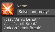 Kiimyoa's tweet photo. @Wubzss Rocking up to pf with my new limit break macro! https://t.co/WA0aLE3621