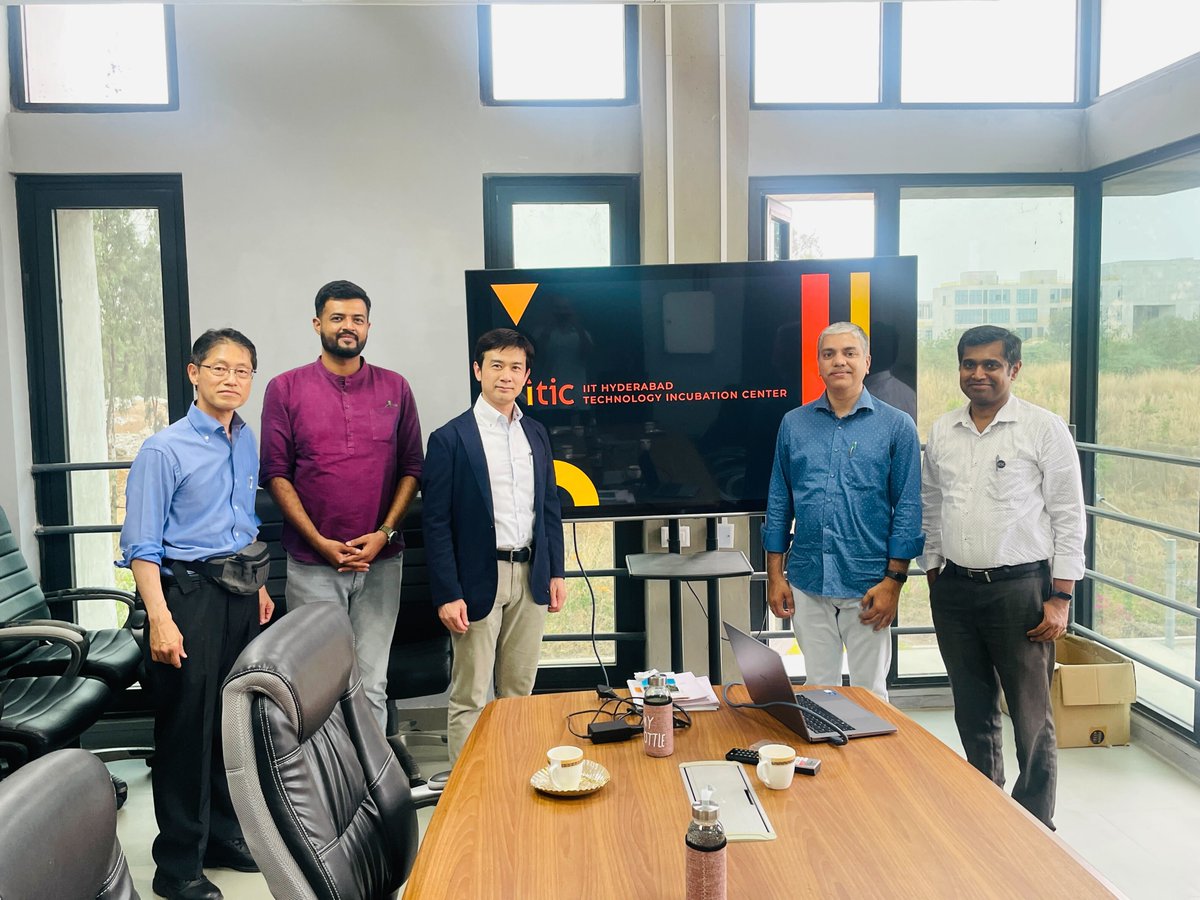 iTIC Incubator @IITH (@iticincubator) on Twitter photo We were delighted to host Dr. Sakairi from @MitsubishiElectric at ITIC! 🤝
Explored exciting avenues for India-Japan innovation growth, opening doors for collaboration.
<a href="/IITHyderabad/">IIT Hyderabad</a>
.
.
.
#Innovation #Collaboration #IndiaJapan #Startups We were delighted to host Dr. Sakairi from @MitsubishiElectric at ITIC! 🤝
Explored exciting avenues for India-Japan innovation growth, opening doors for collaboration.
<a href="/IITHyderabad/">IIT Hyderabad</a>
.
.
.
#Innovation #Collaboration #IndiaJapan #Startups