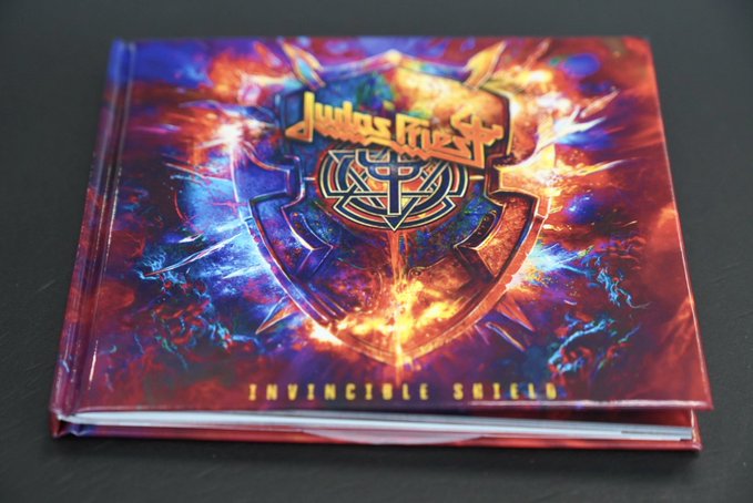 HIDEO_KOJIMA_EN's tweet photo. I received a new copy of Judas Priest. Thank you very much. I don't listen to heavy metal so much, but for some reason I've been getting sent a lot lately. The only metal I listen to is Scandinavian and Finnish melodic metal. https://t.co/A4BgeepZz2