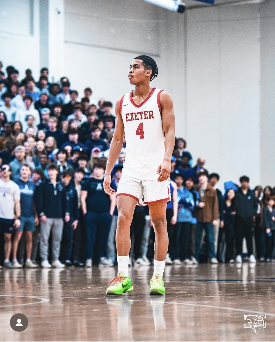 2024 CG Osiris Nalls (Philips Exeter) wins the Class A Prep School Championship. They knocked off Philips Andover on Sunday night. 
Nalls was a starting guard this past season who averaged 17ppg &amp; 4 reb shooting 48% FG - 43 % 3pt FG%