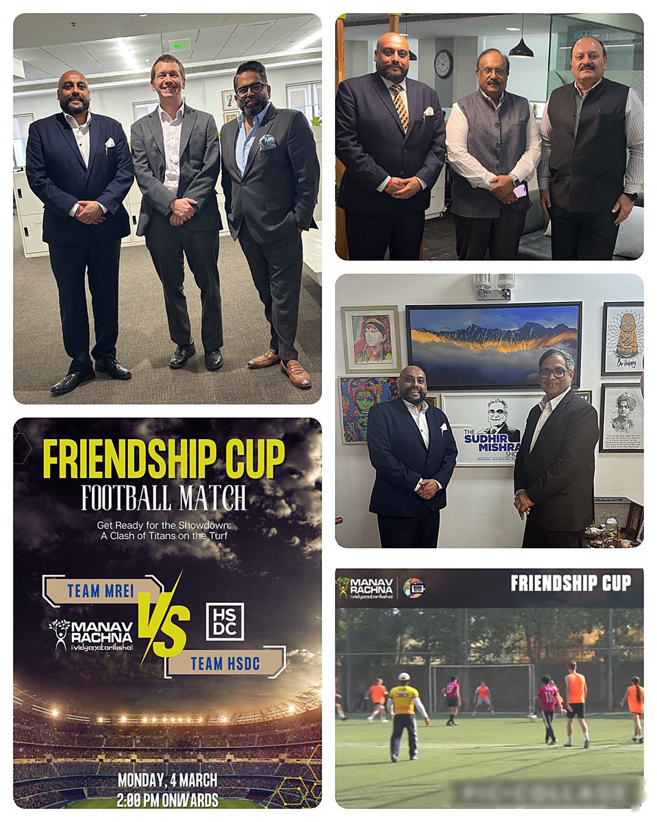 In continuation to our <a href="/TuringScheme_UK/">Turing Scheme UK</a> cultural immersion visit, <a href="/Be_HSDC/">HSDC</a> 
 #students played a #Friendly #Football #Match with <a href="/manav_rachna/">Manav Rachna</a> &amp; thoroughly enjoyed the experience 🇮🇳⚽️🇬🇧🏆

Lots of positive meetings to strengthen 🇬🇧🇮🇳 collaborations #ForceForGood #LivingBridge