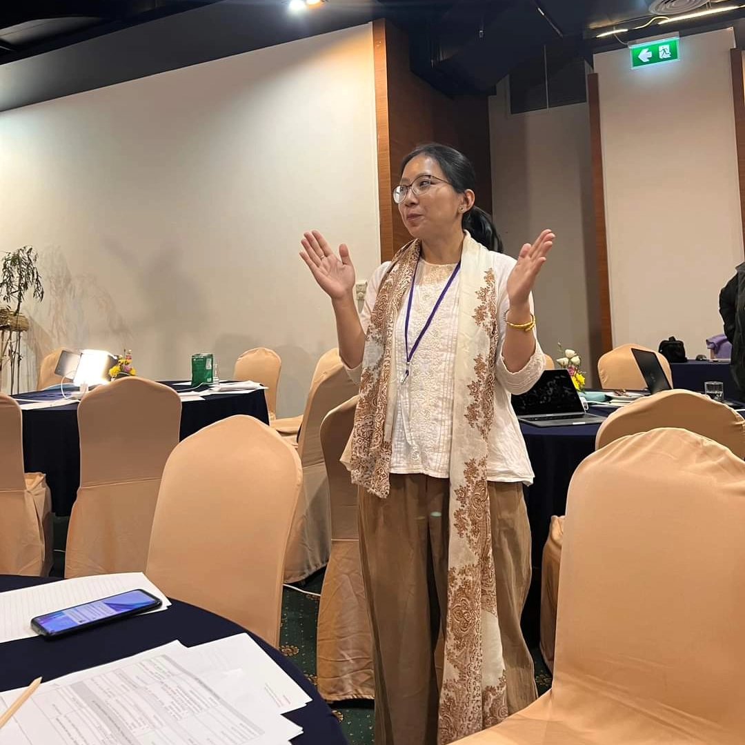 The Indigenous Women's Programme Coordinator Ms Sushmita Lamaa facilitated the session with Elijah Joshua Rebong of International Women's Rights Action Watch Asia Pacific (IWRAW Asia Pacific) who led the discussion on the CEDAW Recommendation 39 #AsiaPrepHighlights