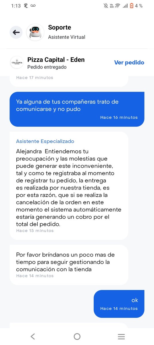 Alejaitsok's tweet photo. Me da por pedir una pizza a las 11 pm de ESTÚPIDA por Rappi, pague por nequi ADELANTADO y nunca me entregaron nada y ahora solo dicen que no me pueden devolver la plata sin explicación alguna?????? @RappiColombia  mk ustedes han cambiado tanto que mierda. https://t.co/JcaTQZyJPJ