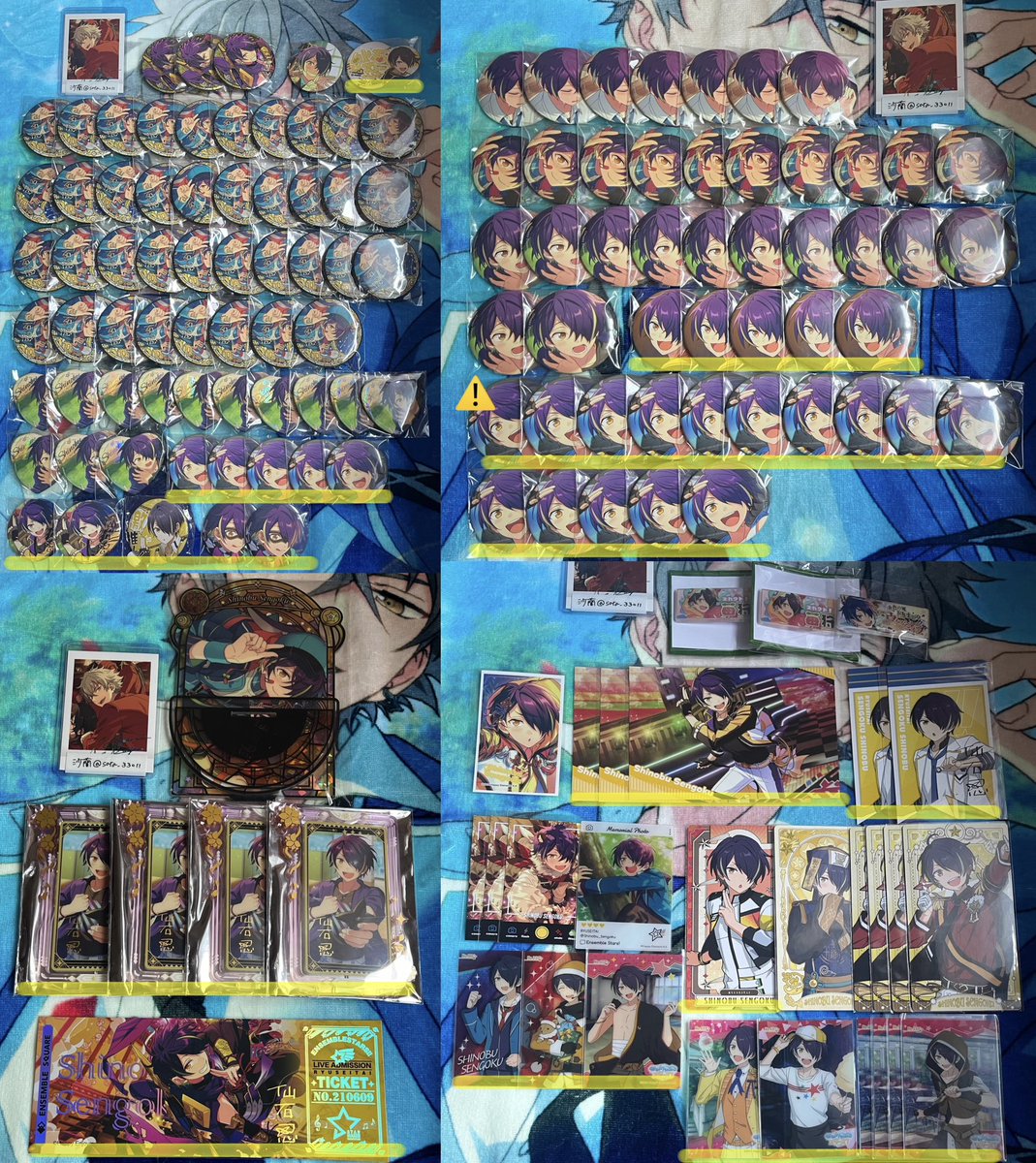 譲渡】あんスタ 仙石忍 缶バッジ ポトレ イベコレ テーマ 中国 星之所