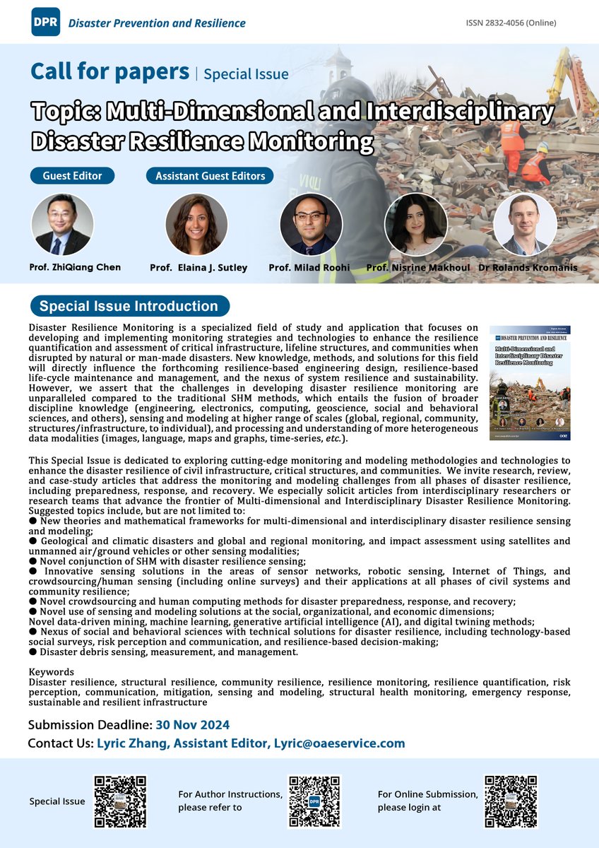 Disaster Prevention and Resilience tweet media