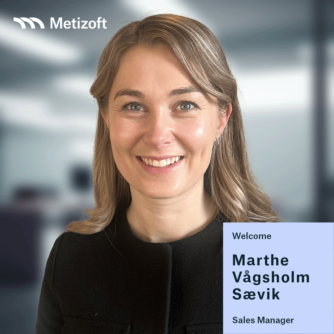 MetizoftAS's tweet image. We are excited to introduce Marthe Vågsholm Sævik as Sales Manager at Metizoft! 🤩

Are you feeling the pressure from increasing demands for documentation and need a better way to handle ESG and other regulations? Then Marthe is the person to talk to!