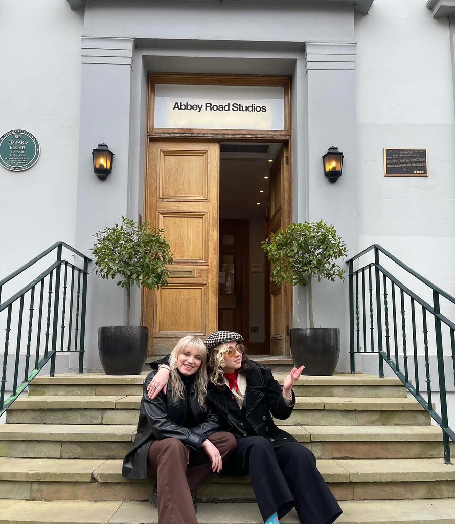 If you’d have told me and Ella when we met that one day we’d be sat together on the Abbey Road steps while we took a break from recording a Picture Parlour tune (in the room where John Lennon’s cig burn sits on the piano top), then we’d have laughed in your face. Madness.