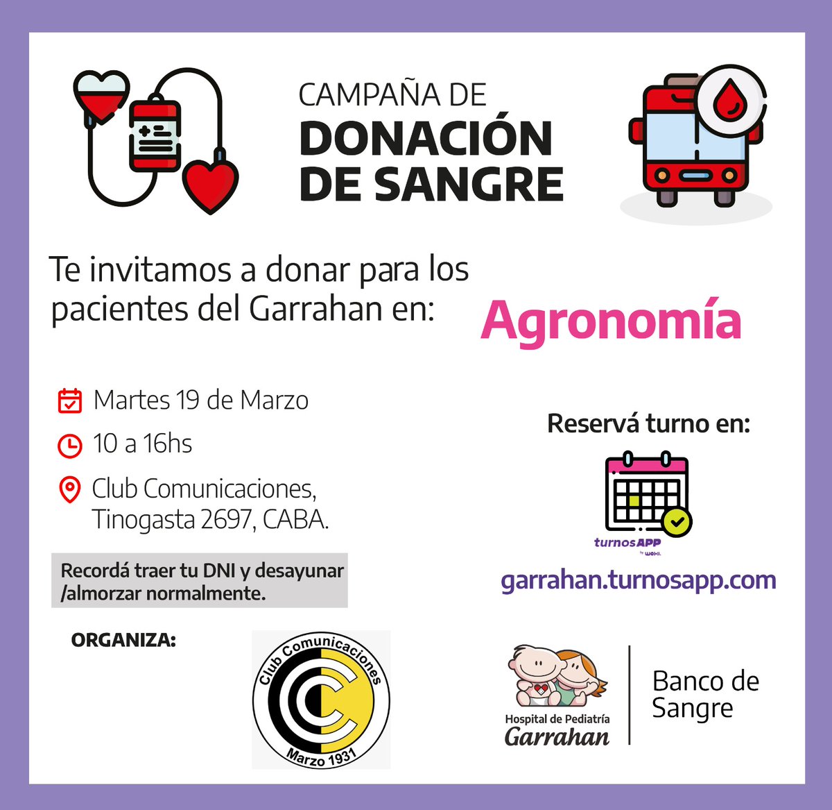 #ClubComunicaciones
#DonaciónDeSangre