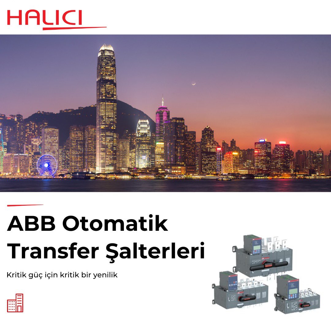 ABB Elektrifikasyon olarak 160 ila 1600 Amper aralığında geniş yelpazede otomatik transfer şalter (ATS) sunuyoruz. Satış ve teknik ekibimiz ile iletişime geçebilirsiniz.👇🏻 info@halici.com 444 34 94 #HALICI #halıcıgroup #halıcıshop #ABBTürkiye #ABBElektrifikasyon