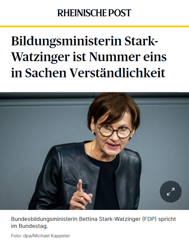 Bettina Stark-Watzinger tweet media