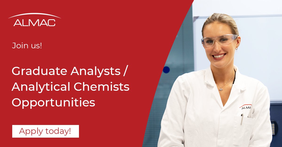 Are you a soon-to-be #Chemistry or #LifeScience graduate and thinking of your next steps? We are excited to recruit a new graduate intake of Analytical Chemists and Analysts to join our growing teams. Apply today: hubs.li/Q02n86c10