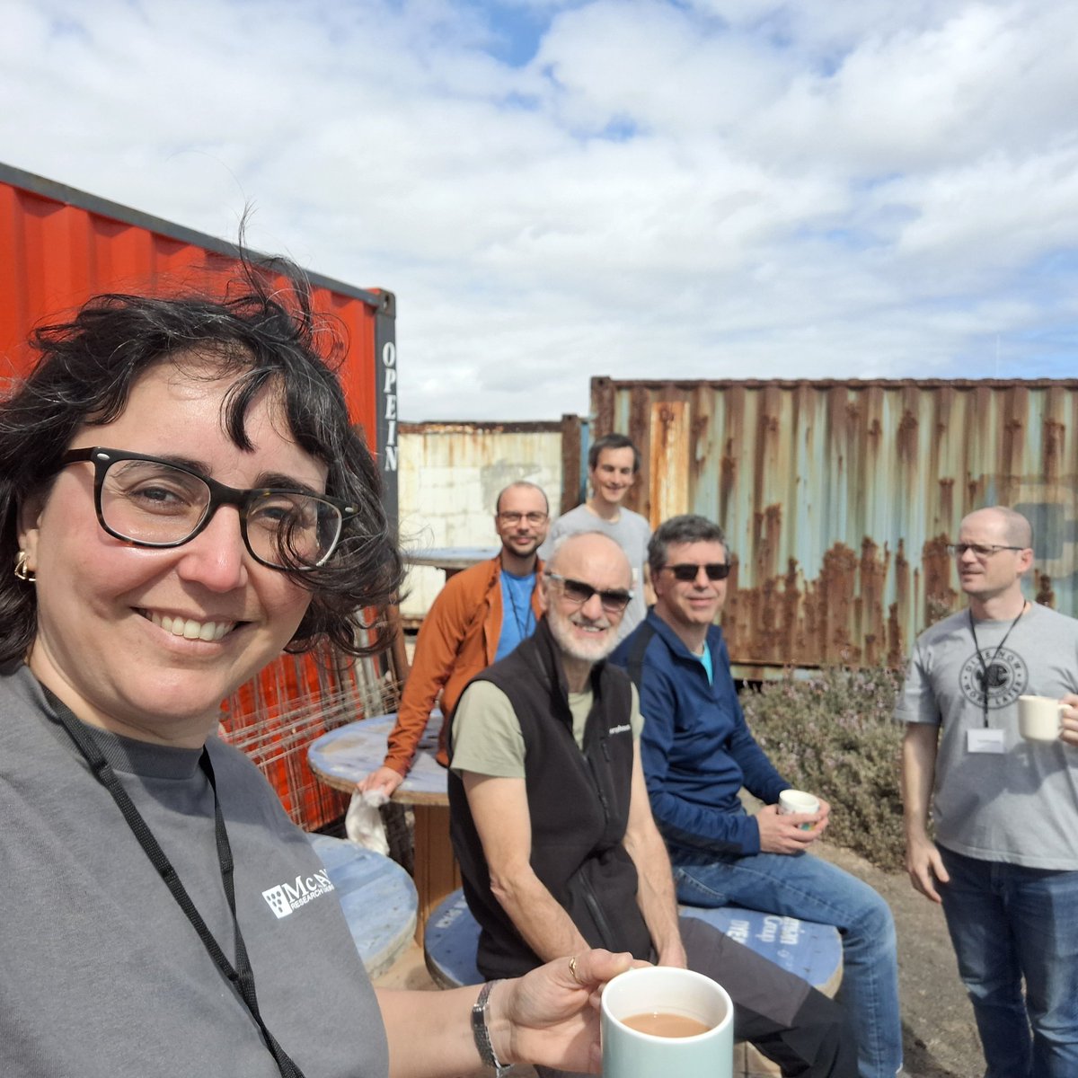 English tea at @plocan. Our @biogeosensing colleagues making sure they bring all the important things ;) @TechOceanS tests Day 2!