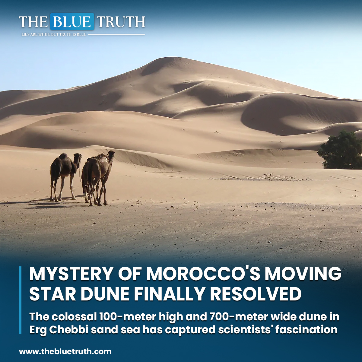 A team of researchers, including experts from Aberystwyth University, has made astonishing discoveries.
#LalaLalliaDune #ErgChebbi #SandDunes #MoroccoDiscovery #ResearchTeam
#AberystwythUniversity #DesertExploration #GeologicalWonders #ScientificDiscoveries #tbt #TheBlueTruth