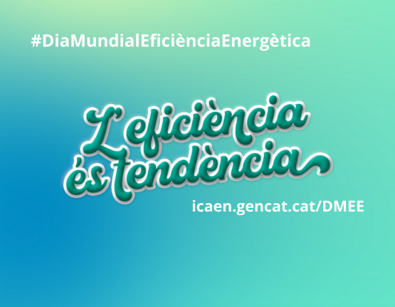 📰 "L'eficiència és tendència", la campanya de l'ICAEN per donar a conèixer algunes actuacions i tecnologies que són tendència per la seva millora de l'#EficiènciaEnergètica. 

🔗 icaen.gencat.cat/DMEE

#EficiènciaÉsTendència #DiaMundialEficiènciaEnergètica #TransicióEnergètica