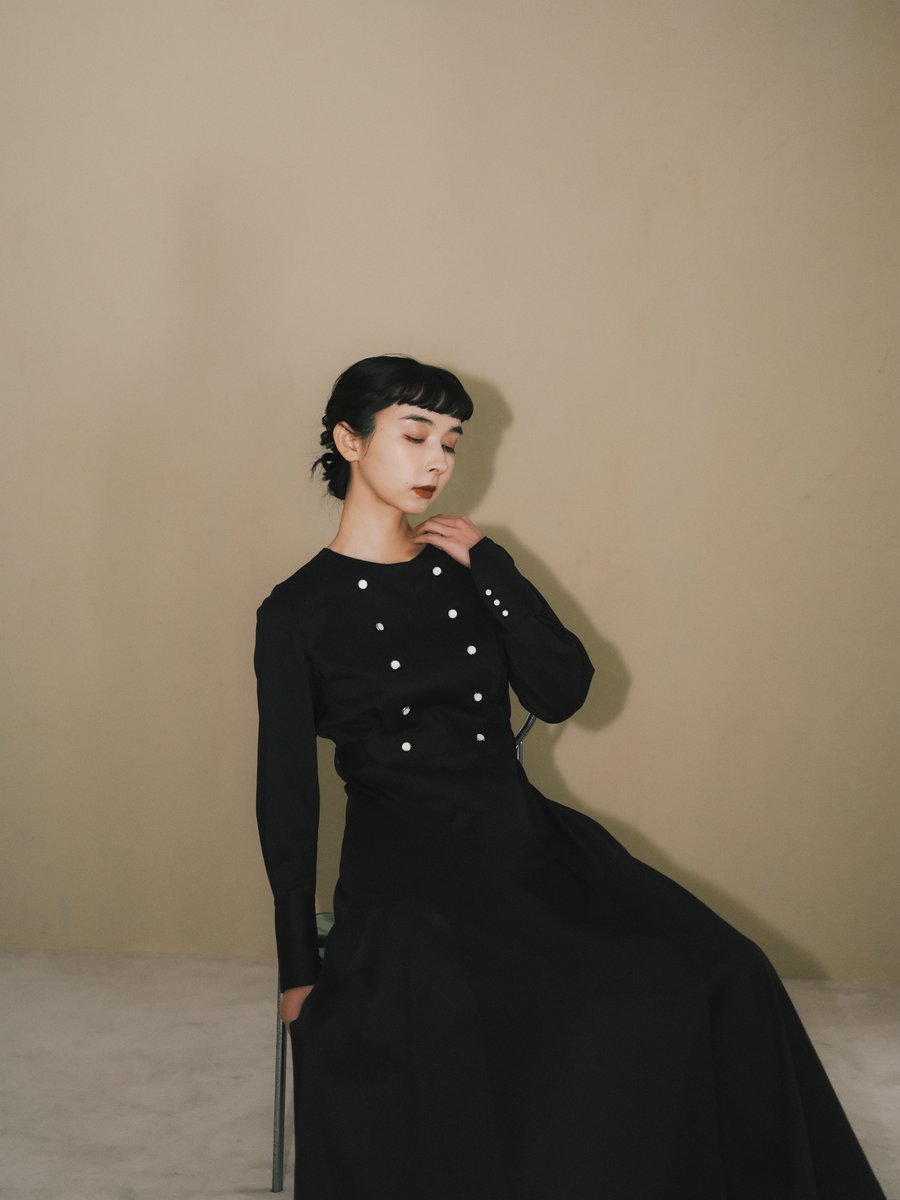 在庫入荷しました🎸 classic button double breasted onepiece