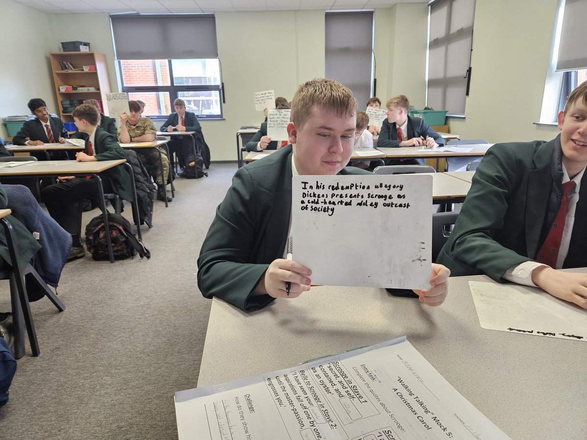 Sandbach School English tweet media