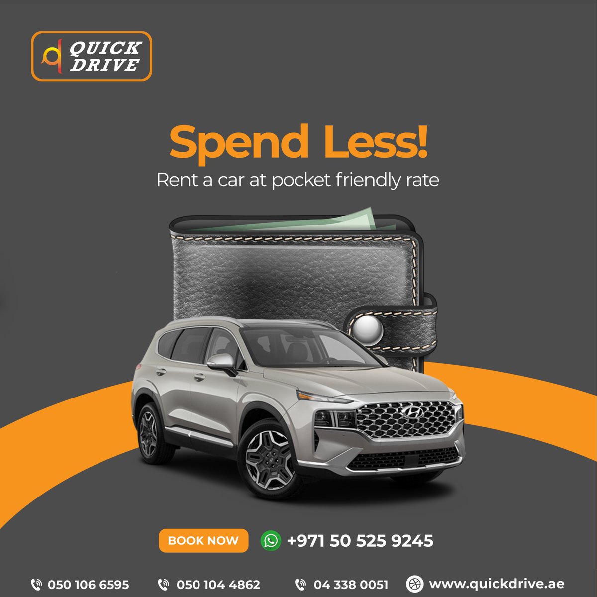 AQuickdrive's tweet image. Need a car? Rent hassle-free from Quick Drive! Enjoy pocket-friendly rates without sacrificing quality. Your ride is just a reservation away. Book now!

Call or WhatsApp
+971505259245

Visit: quickdrive.ae

#luxurycars #CarRentalOffer #QuickDrive #EasyRentals #Dubai