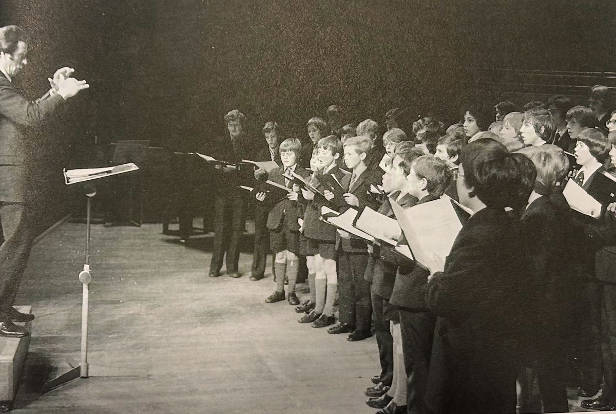 #175YearOfHurst
In 1977, the Hurst Choir performed at the School Music Association Concert, Royal Festival Hall. Here is the choir and conductor, Nicholas Searls (Director of Music 1976-1996).
Image from 'Hurstpierpoint college 1949-1995. The School by the Downs' by Peter King.