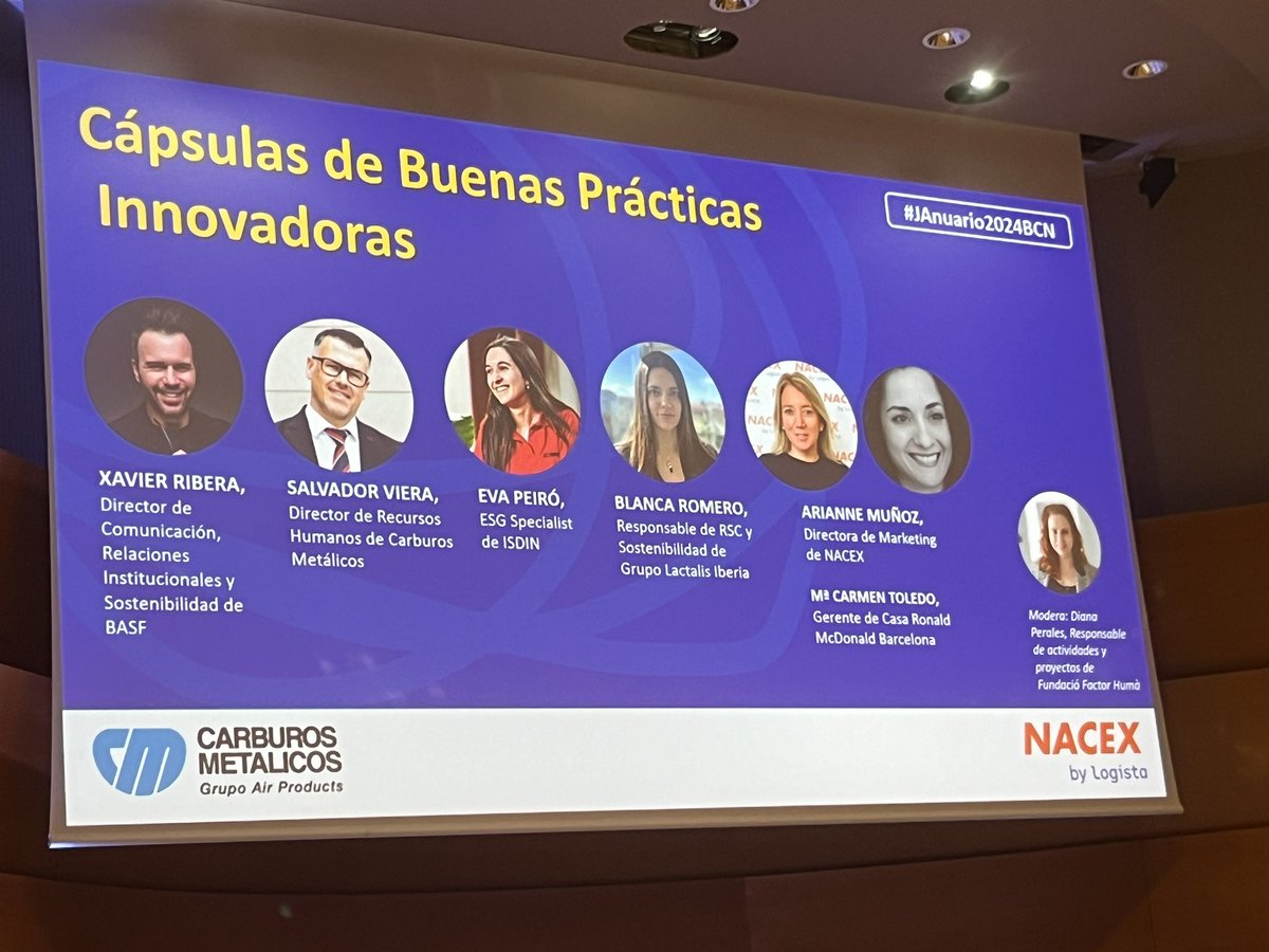 rosaparks_es's tweet photo. Viviendo una increíble mañana y conociendo las tendencias #sostenibilidad y #comunicacion responsable de empresas y entidades pioneras en Las Jornadas de @Corresponsables en @iesebschool #JAnuario2024BCN https://t.co/SbTFEaGP7U
