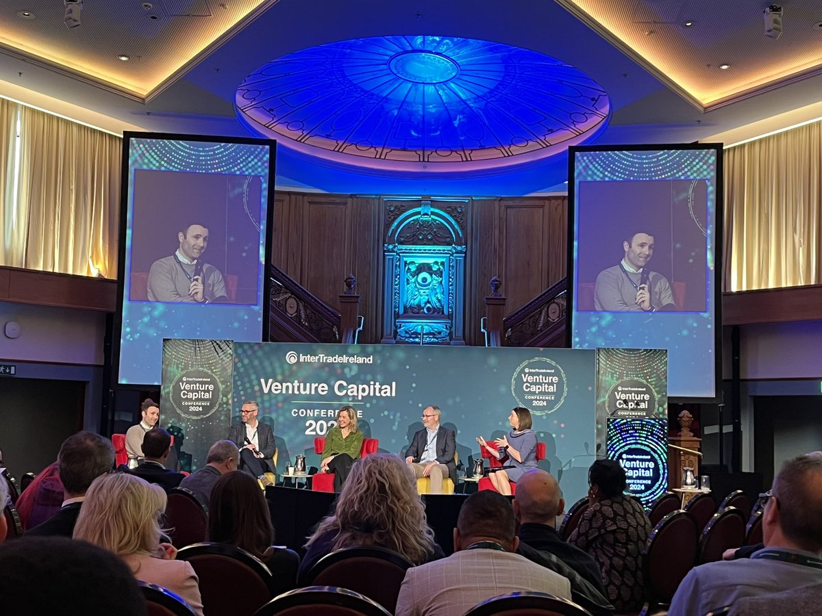 #vcc24 super interesting insights from with #VentureCapital people being shared now aided by powerful questioning from @SusanHayes_ at @Inter_Trade conference 
@TitanicBelfast