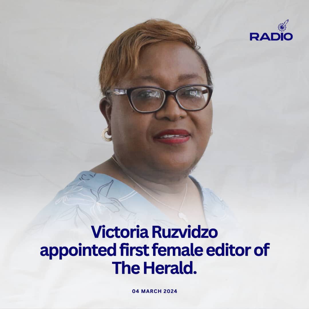 We celebrate you Victoria Ruzvidzo on your appointment as the first female Editor of the Herald. As we commemorate Women's Month we are excited about the recognition of your exemplary leadership.
<a href="/WomenInNews/">Women in News</a>
#InspireInclusion