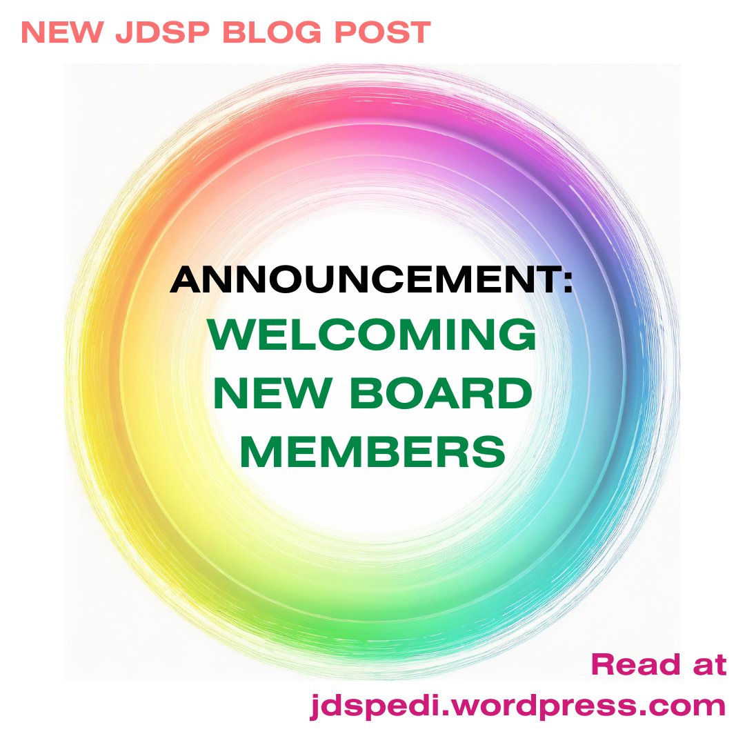 Announcement of new board members for the Journal of Dance and Somatic Practices: Read the blog here jdspedi.wordpress.com/2024/02/01/ann… @IntellectBooks @CovUniResearch